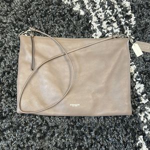 Coach mushroom color flat crossbody style 29461